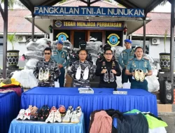 Lanal Nunukan gagalkan penyelundupan 50 karung