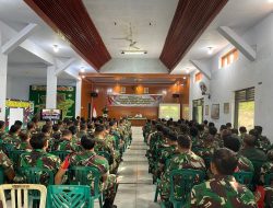 Cegah Bahaya Narkoba Di Lingkungan Prajurit, Kodim Nganjuk Gelar Sosialisasi P4GN.