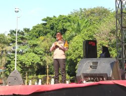 Semarakkan Hari Bhayangkara ke-78, Polres Nganjuk Bersama PWI dan GP Ansor Gelar “Pesta Rakyat”