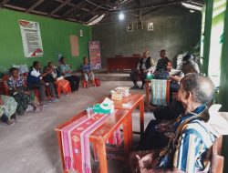 Danramil 05/Panite Hadiri Sosialisasi Edukasi Penyakit Menular HIV/AIDS dan TBC Di Desa Linamnutu