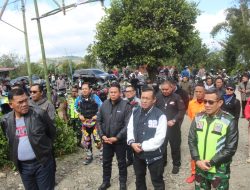 Dandim 1621/TTS Dampingi Touring Dan BakSos Kapolda NTT Beserta Rombongan, Di Wilayah Fatumnasi, TTS.