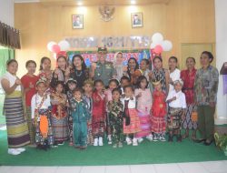 Paud KB KARTIKA VII-2 Udayana So’e Gelar Perpisahan Pelepasan Anak-anak Paud Di Makodim 1621/TTS