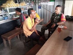 Terus Jaga Hubungan Baik, Babinsa Melaksanakan Komsos Dengan Warga Binaan