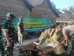 Kodim 0810/Nganjuk Menggelar Kegiatan Karya Bakti TNI Satkowil Semester I Tahun 2024