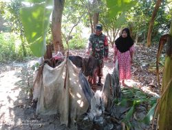 Babinsa Melaksanakan Kegiatan Komsos Pendataan Rutilahu Dan Jamban Di Desa Demangan