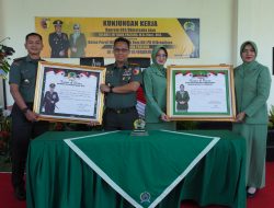 Perdana || Kunjungan Kerja Danrem 081/DSJ Ke Kodim 0810/Nganjuk