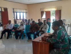 Babinsa Koramil 02/Amanuban Tengah Hadiri Kegiatan Rapat Koordinasi, Persiapan HUT RI Ke-79