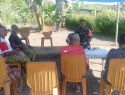 Komsos di Wilayah Babinsa Koramil 1621/TTS Hadiri Acara Doa Bersama 40 Hari.