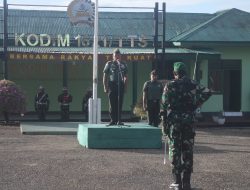 kodim 1621 TTS Gelar Upacara Bendera Hari senin Tanggal 29 Juli 2024 Di Makodim 1621 TTS