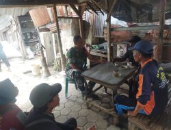 Cuaca Tak Tentu Babinsa Koramil 0810/02 Bagor Ajak Warga Jaga Kondisi Kesehatan Diri dan Keluarga