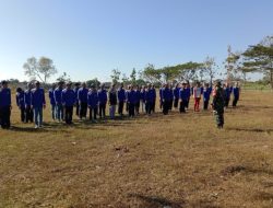 Membentuk Karakter Dan Disiplin Siswa/Siswi, Babinsa Melaksanakan Pelatihan PBB Di Sekolah Wilayah Binaan.