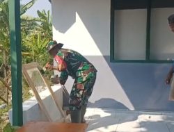 Babinsa Koramil 0810/09 Wujudkan Impian Warga Binaan Miliki Hunian Layak Huni Dalam Program Rutilahu