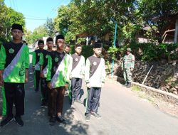 Babinsa Koramil Ngetos Latih PBB Guna Semakrakkan Lomba HUT Kemerdekaan RI ke 79 Tahun 2024