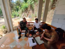 Komsos Babinsa Desa Mendak Dengan PPL Distan, Kolaborasi untuk Kesejahteraan Petani.