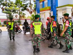 Jaga Kondusifitas Wilayah, Anggota Koramil Wonoasri Lakukan Patroli Jelang Pilkada 2024.