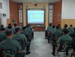 Kodim Madiun Gelar Pembinaan Rencana Tata Ruang Wilayah Pertahanan Darat