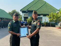 Babinsa Kodim 0810/Nganjuk Raih Anugerah Patriot Jawi Wetan II Tahun 2024 Dandim Berikan Apresiasi