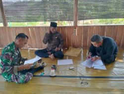 Babinsa Laksanakan Koordinasi Dan Puldata Bersama PPL Dinas Pertanian Kecamatan Ngetos