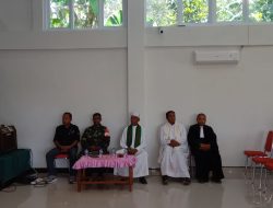 Pelda Yupiter A Tefi Babinsa Kodim 1621 TTS Hadiri Pembinaan Dan Pengambilan Sumpah Anggota Pengawas TPS Kecamatan Amanuban Barat 