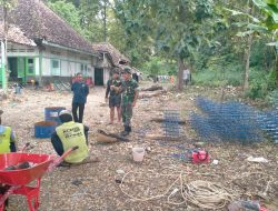 Danramil 0810/04 Berbek Melaksanakan Piket Posko TMMD Ke 124 Di Desa Sumbermiri Desa Lengkong Kabupaten Nganjuk