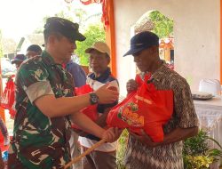 Kolaborasi Satgas TMMD Ke 124 Kodim 0810/Nganjuk Dengan Dinas Ketahanan Pangan Dan Perikanan Kabupaten Nganjuk Gelas B2SA
