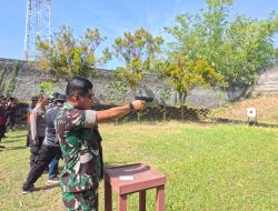 Dandim Nganjuk Bersama Forkopimda dan Perbakin Gelar Kegiatan Menembak Sinergitas