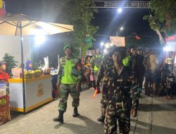 Sinergitas TNI dan Banser Gelar Patroli dan Poskamling di Kecamatan Lengkong
