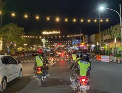 Jaga Kondusif Wilayah Nganjuk Kodim 0810/Nganjuk Bersama Banser gelar Patroli Wilayah Nganjuk  “Jaga Kota Nganjuk Aman”
