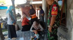 Babinsa Gebangkerep Dampingi Kegiatan Posyandu, Tekan Angka Stunting di Wilayah Binaan