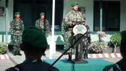 Dandim 0810 Nganjuk Pimpin Upacara Bendera 17-an Bulan Oltober 2025