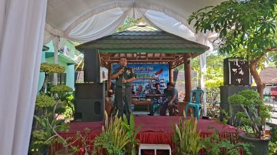 Koramil 0810/02 Loceret Gelar Syukuran HUT ke-80 TNI Secara Sederhana dan Penuh Kekeluargaan