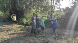 Babinsa Selalu Hadir Di Wilayah Binaannya dalam membantu Warganya