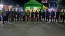 Anggota Kodim 0810/Nganjuk Bersama Polri dan Banser Amankan Pos Pantau Arus Mudik dan Balik Lebaran 2026