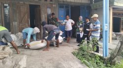 Babinsa Koramil 0810/15 Rejoso Dampingi Kegiatan Sergab, Dukung Program Ketahanan Pangan Nasional