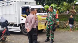 Sinergitas TNI–Polri Jaga Keamanan Kegiatan Masyarakat di Momen Lebaran
