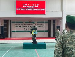 Dandim 0810/Nganjuk Tutup Latihan Persami KKRI Gelombang IV 2026, Cetak Generasi Disiplin dan Berkarakter