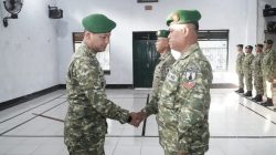 Upacara Dan Tasyakuran Korps Raport Kenaikan Pangkat Periode 01 April 2026 Kodim 0810/Nganjuk