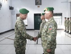 Upacara Dan Tasyakuran Korps Raport Kenaikan Pangkat Periode 01 April 2026 Kodim 0810/Nganjuk