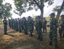 KARYA BAKTI KODIM 0810/NGANJUK DI TPU MAKAM PAHLAWAN NASIONAL MARSINAH