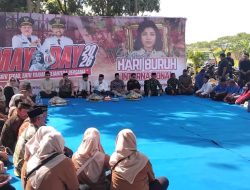ZIARAH DAN TABUR BUNGA ALMH. Marsinah DALAM RANGKA MAY DAY 2026, TNI-AD BERSINERGI WUJUDKAN SITUASI AMAN DAN KONDUSIF DI NGANJUK