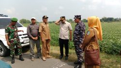 PERKUAT KETAHANAN PANGAN, KOMANDAN KODERAL V TINJAU KESIAPAN PANEN KEDELAI DI NGANJUK