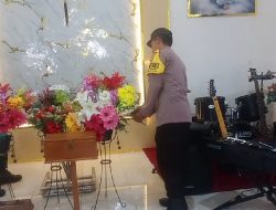 Babinsa Koramil 0810/15 Rejoso Laksanakan Pengamanan Perayaan Ibadah Kenaikan Isa Al Masih di Wilayah Binaan