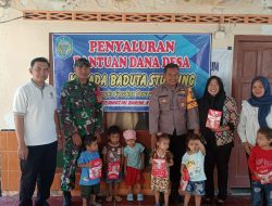 PERAN AKTIF BABINSA BARON DAMPINGI KEGIATAN POSYANDU DI DESA BINAAN