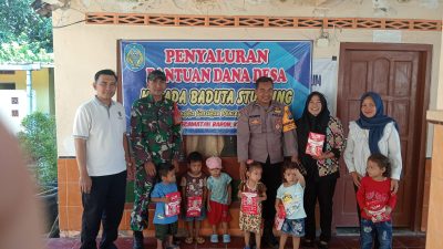 PERAN AKTIF BABINSA BARON DAMPINGI KEGIATAN POSYANDU DI DESA BINAAN