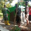 BABINSA KORAMIL 0810/18 NGETOS BERSAMA WARGA BANGUN DEKER AIR BERSIH UNTUK HADAPI MUSIM KEMARAU