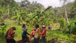 BABINSA KORAMIL 0810/18 NGETOS GOTONG ROYONG PASANG JARINGAN AIR BERSIH BERSAMA WARGA DESA KLODAN
