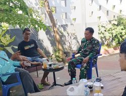 BABINSA KOMSOS DENGAN TOKOH MASYARAKAT DI DAERAH BINAAN DUSUN SUKOREJO DESA JOGOMERTO