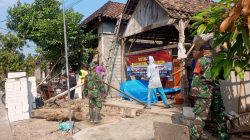 Karya Bakti Koramil 0810/02 Bagor Wujudkan Rumah Layak Huni, Perkuat Kemanunggalan TNI dengan Rakyat