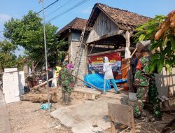 Karya Bakti Koramil 0810/02 Bagor Wujudkan Rumah Layak Huni, Perkuat Kemanunggalan TNI dengan Rakyat
