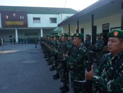 Kodim Nganjuk Gelar Upacara Bendera 17-an, Sertijab Pasi Log, serta Penyerahan Kendaraan Dinas dan Laptop